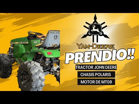 We started the MT-09 engine on the John Deere Mini Tractor - EP2
