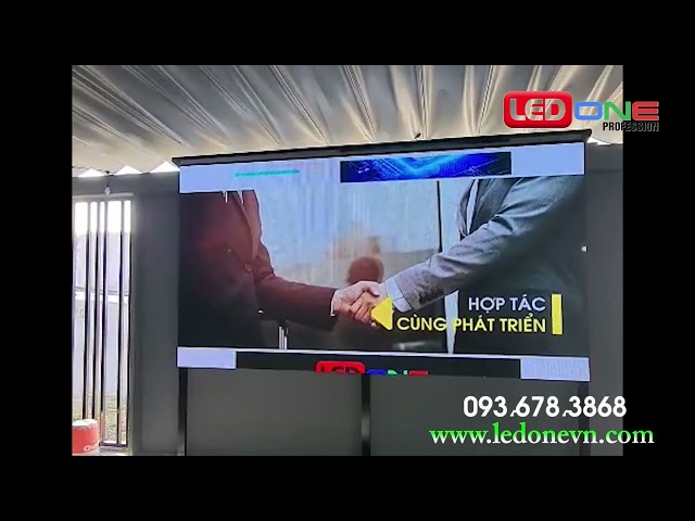 Nhà hàng Cây Bưởi Cần Thơ | Ledone thi công dự án 6m2 màn hình LED P2.5 phòng Tổ chức Sự kiện