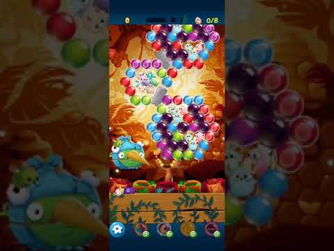 Angry birds pop bubble shooter HARD LEVEL 127 3 STARS NO BOOSTER
