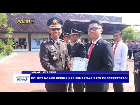 HARI SUMPAH PEMUDA POLRES NGAWI BERI PENGHARGAAN ANGGOTA BERPRESTASI