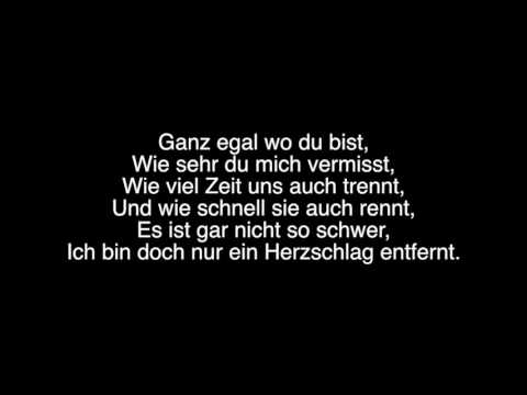 Nur ein Herzschlag entfernt- Wincent Weiss(lyrics)