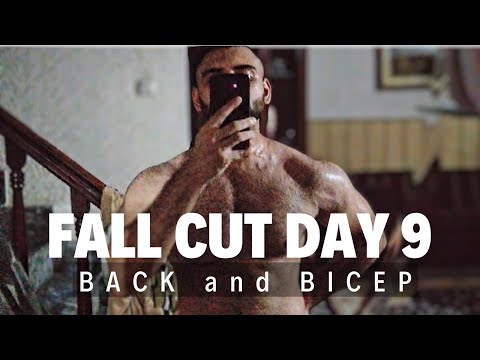 Fall Cut Day 9 - Back and Bicep | Cheat day