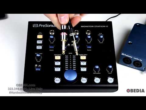 How to Setup the PreSonus Monitor Station V2 -- OBEDIA.com Studio One Training and Tech Support