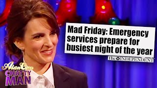 Tina Fey Learns About The British MAD FRIDAY! | Alan Carr: Chatty Man