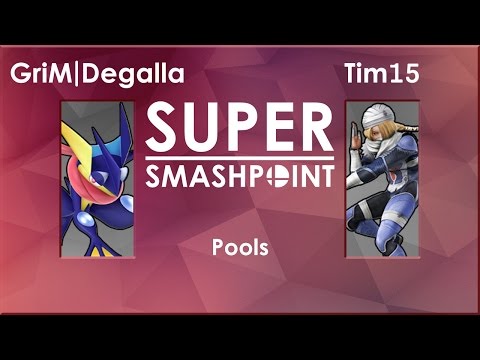 Super SmashPoint - Degalla (Greninja) Vs. Tim15 (Sheik) Pools