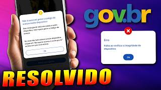 Não é Possível Gerar o Código de Acesso neste Dispositivo gov.br - RESOLVI COM O CHAT