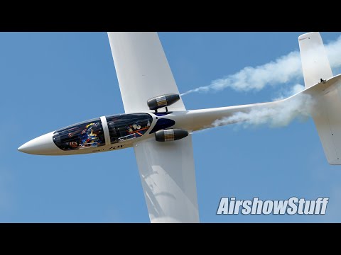 From the Tower! Bob Carlton Jet Fox Jet-Powered Sailplane - Battle Creek Airshow 2024
