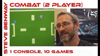 Combat (2 player) on Atari 2600 / 1 system & 10 games