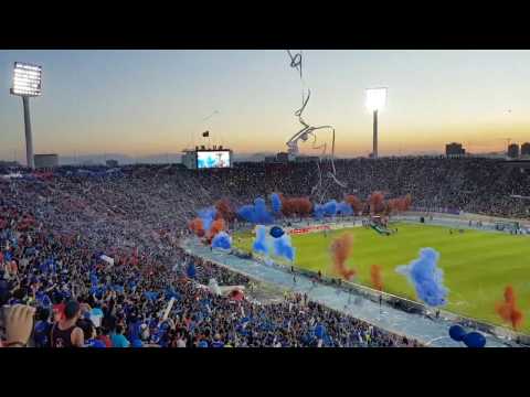 "El dia del Hincha Azul - Universidad de Chile vs Deportes Iquique" Barra: Los de Abajo • Club: Universidad de Chile - La U