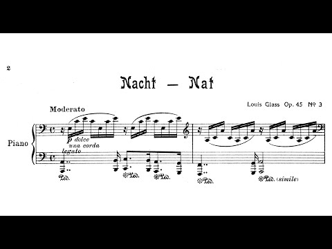 Louis Glass | "Night" from Mood Pictures, Op.45/3