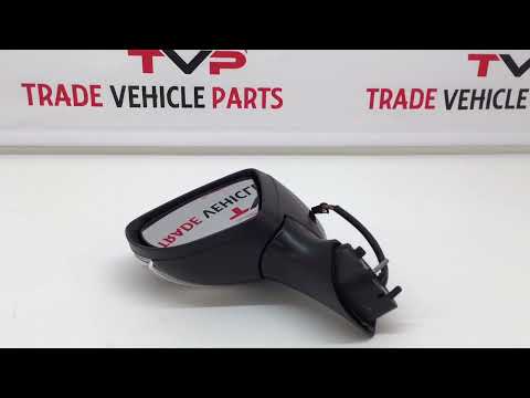 Fits Renault Clio 2013- Door Wing Mirror Electric Heated Power Fold With Indicator Passenger Side video