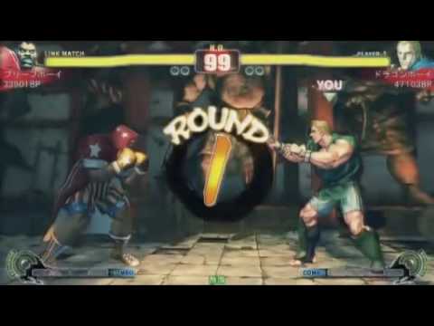 Ojisan Boy (Abel) Dragon Boy (Abel) vs Fransujin (Guile) Burifu Boy (Abel)