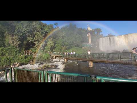 Pôr do sol nas Cataratas do Iguaçu, Parque Nacional do Iguaçu, Foz do Iguaçu (PR) (2024)
