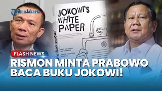 Rismon Desak Prabowo Baca Buku Jokowis White Paper: Itu Hasil Sumbangsih Kami untuk Indonesia