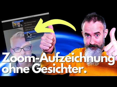 Zoom aufnehmen OHNE Teilnehmer im Bild! NEUES Video unten verlinkt!