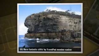 preview picture of video 'Hobart to Tasman Peninsula,then Freycinet Penisula Nadine's photos, Australia (tesselated rock)'