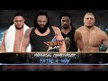 WWE SummerSlam 2017 Brock Lesnar Vs Roman Reigns Vs Samoa Joe Vs Braun Strowman WWE 2K17