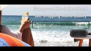 HomeSpot Rugged Waterproof Bluetooth Speaker