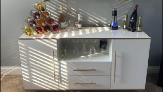 ONBRILL Buffet Cabinet, Kitchen Sideboard Cabinet, Coffee Bar Cabinet for Kitchen, Living Room Revie