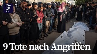 Neun Tote bei israelischen Luftangriffen auf Gazastreifen