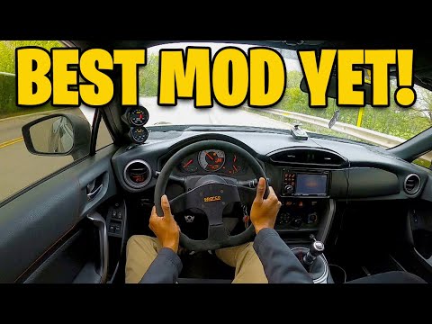 the #1 BEST MOD for BOOSTED FRS/BRZ/GT86! (Aggressive 350HP TURBO FRS POV Drive)