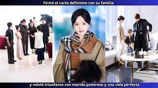 Firmó el corte definitivo con su familia y volvió triunfante con marido poderoso y una vida perfecta