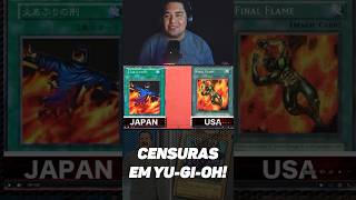 Censuras em Yu-Gi-Oh! parte 2 #yugioh #yugiohshorts #cardgame