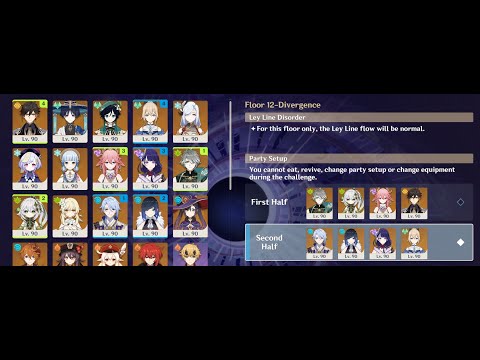 C0 Alhaitham Spread/C0 Ayato Taser - Genshin Impact 3.4 Floor 12 9*