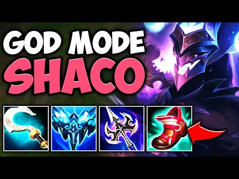 PINK WARD GOES BEAST MODE WITH HYBRID SHACO! (HARD CARRY)
