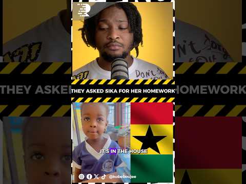 TEACHER ASKED SIKA FOR HER HOMEWORK THE REST WAS HISTORY🇬🇭😂