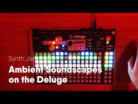 Ambient jam with the Synthstrom Deluge