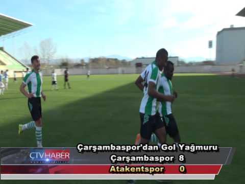 Gol Yağmuru,Çarşambaspor 8 , Atakentspor 0