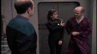 Deanna Troi in Voyager - &quot;Life Line&quot; Tough Counselling job!