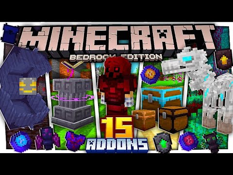 😯The 15 BEST SURVIVAL MODS/ADDONS for MINECRAFT PE 1.20 to 1.20.12 |  MINECRAFT PE 1.20 ADDONS