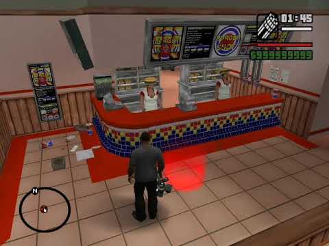 CJ Se va comprar hamburguesas - GTA San Andreas  Loquendo