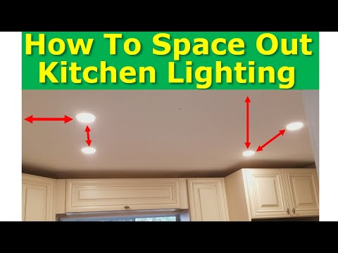 Kitchen Light Spacing Best Practices, How to Properly Space Ceiling Lights