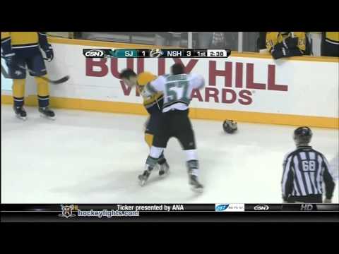 Tommy Wingels vs Brandon Yip Feb 25, 2012