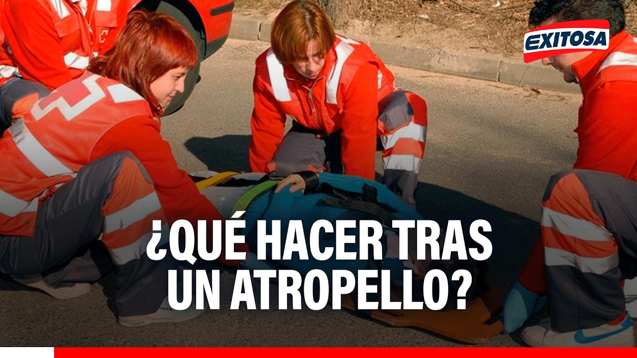 🔴🔵 Protocolo de primeros auxilios ante un atropello