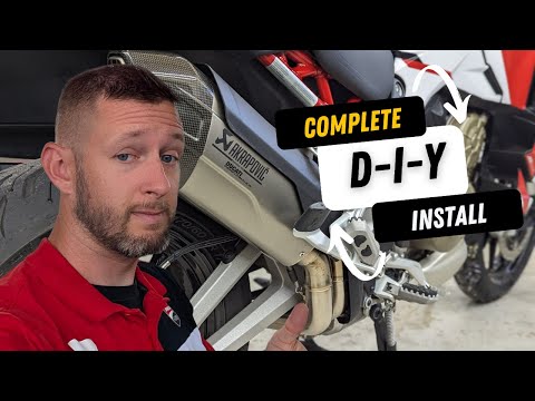 Akrapovic Exhaust Installation on Ducati Multistrada V4, is it Worth the Price???