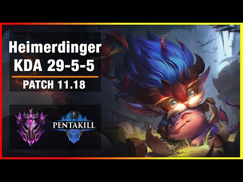 Heimerdinger vs Ashe - Master BR - Patch 11.18