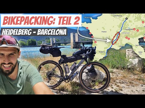 1.700km Bikepacking Tour von Heidelberg nach Barcelona | Teil 2: Rhône-Radweg / EuroVelo 17