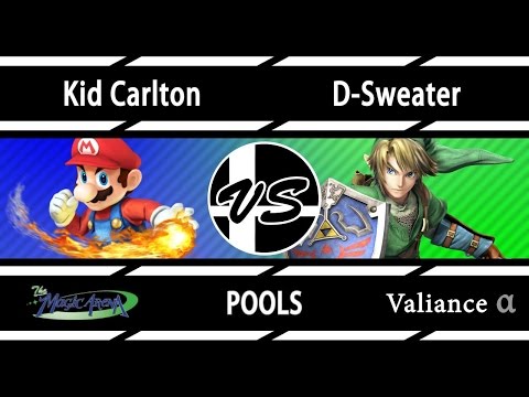 Valiance α- D Sweater (Link) vs Kid Carlton (Mario) - POOLS  - Smash 4 - Wii U