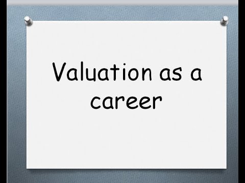 Valuation as a career webinar 09042022