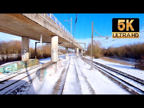 [5K] Rear view Cab Ride version 5: Baarn - Utrecht CABVIEW HOLLAND SLT 9feb 2021