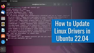 How To Update Linux Drivers in Ubuntu 22.04