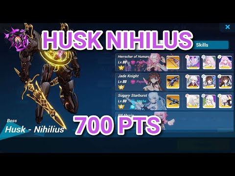 [HI3] EX Nirvana Abyss Husk Nihilus (ICE) 488D 700 PTS - HoH(S0)/JK(SS3)/Kira(SS) - 2* ELF
