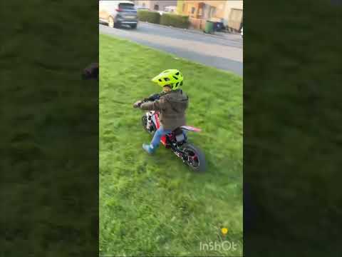Oset 12.5R grandson first ride two years old ✊🏻💨💨💨