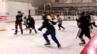 preview picture of video 'Matt playing 3 on 3 Hockey at Brewster NY'