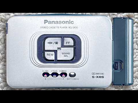 [RARE FULL SET] PANASONIC SX50 Walkman Cassette Player, Near Mint Silver, Working ! image 13