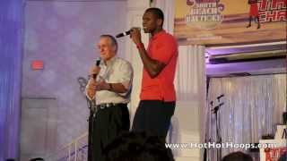 James Jones and Pat Riley at Battioke 2013 sing Cee Lo's Forget You